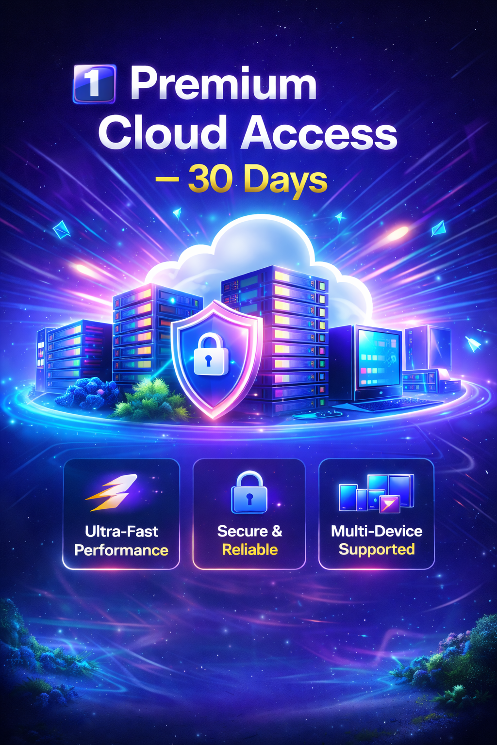 🚀 Premium Cloud Access – 30 Days 🔥