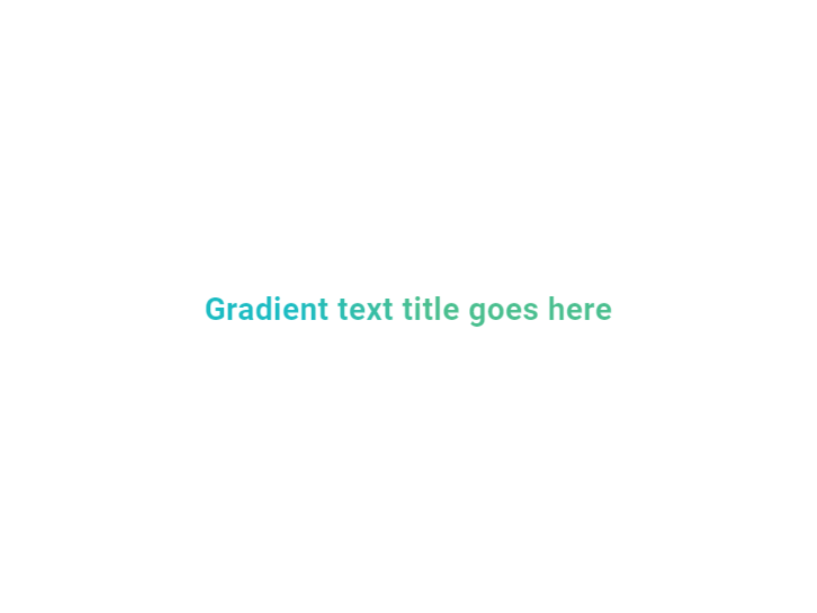 Gradient tekst