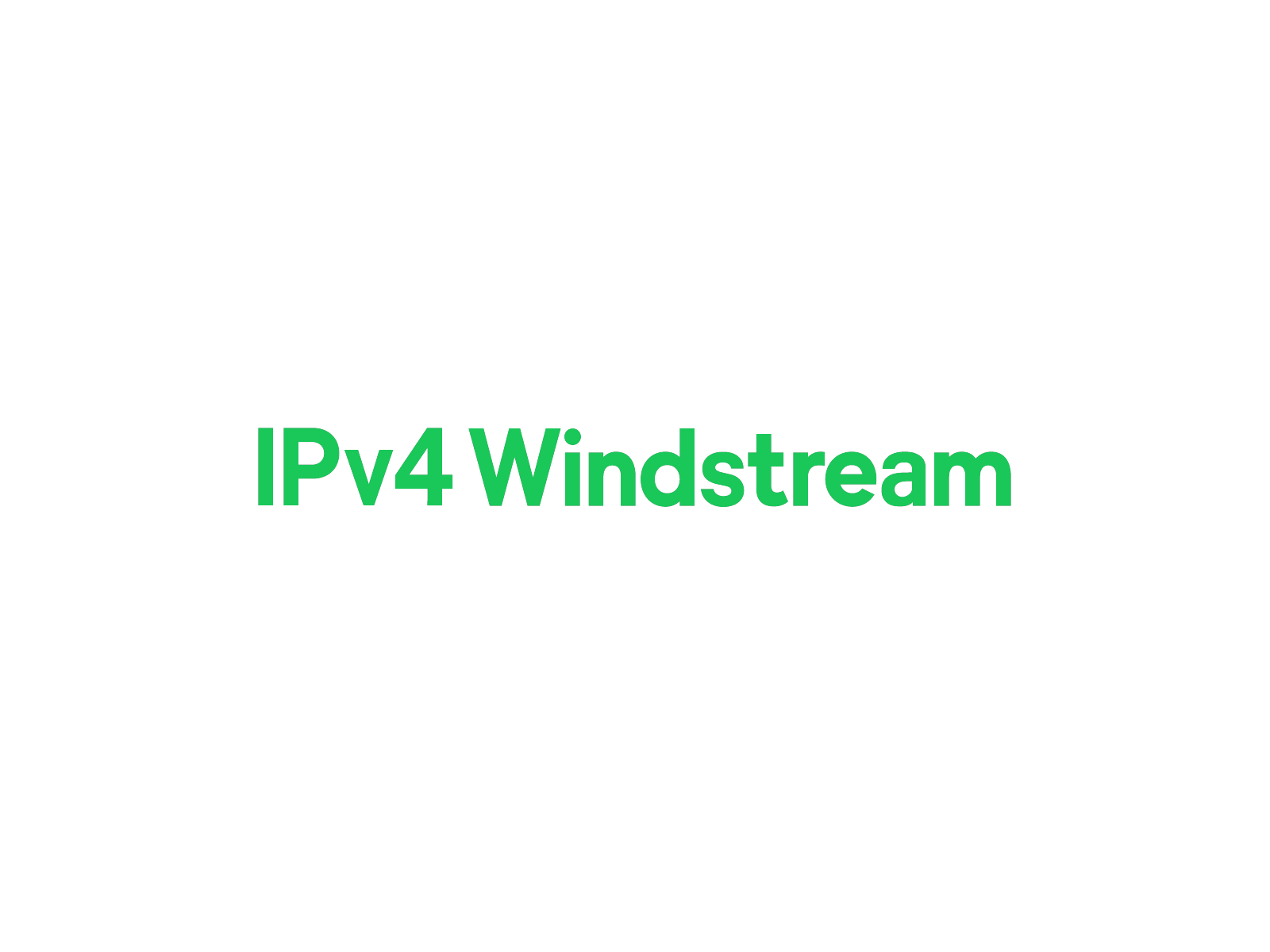 IPv4 Windstream (USA)