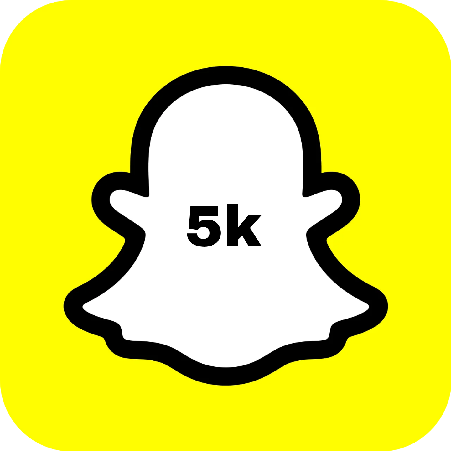 Snapchat 5K Snapscore Account