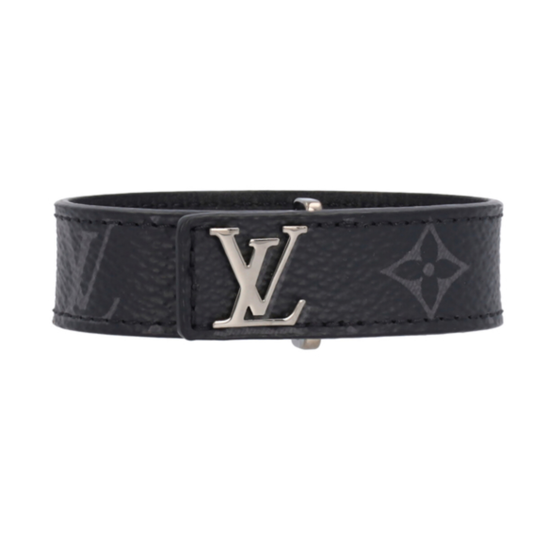 Black Lv slim bracelet