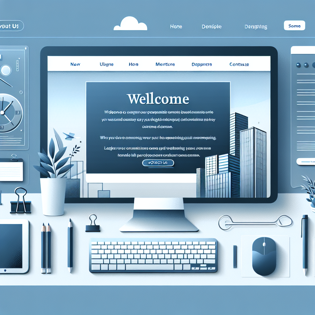 Landing Page Design Prompt – Professional Page Concept