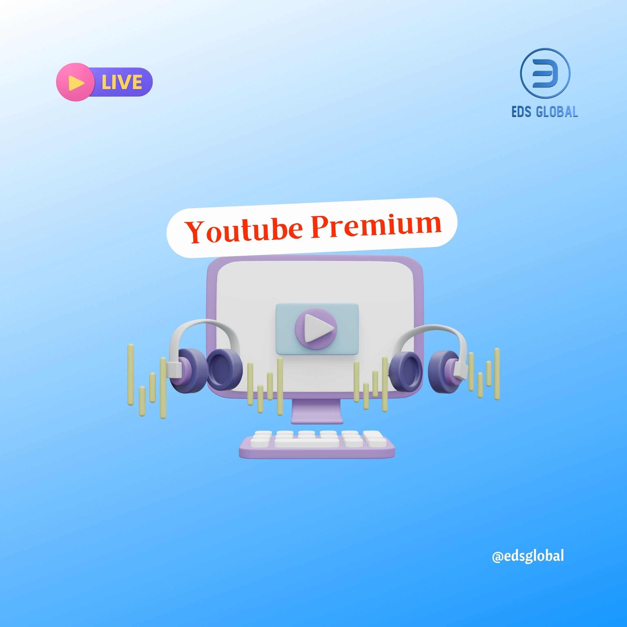 Youtube Premium Personal Account Upgrade 3 Months