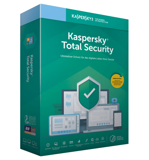  Kaspersky Total Security 365 days - 1 PC/3 PCs/5 PCs