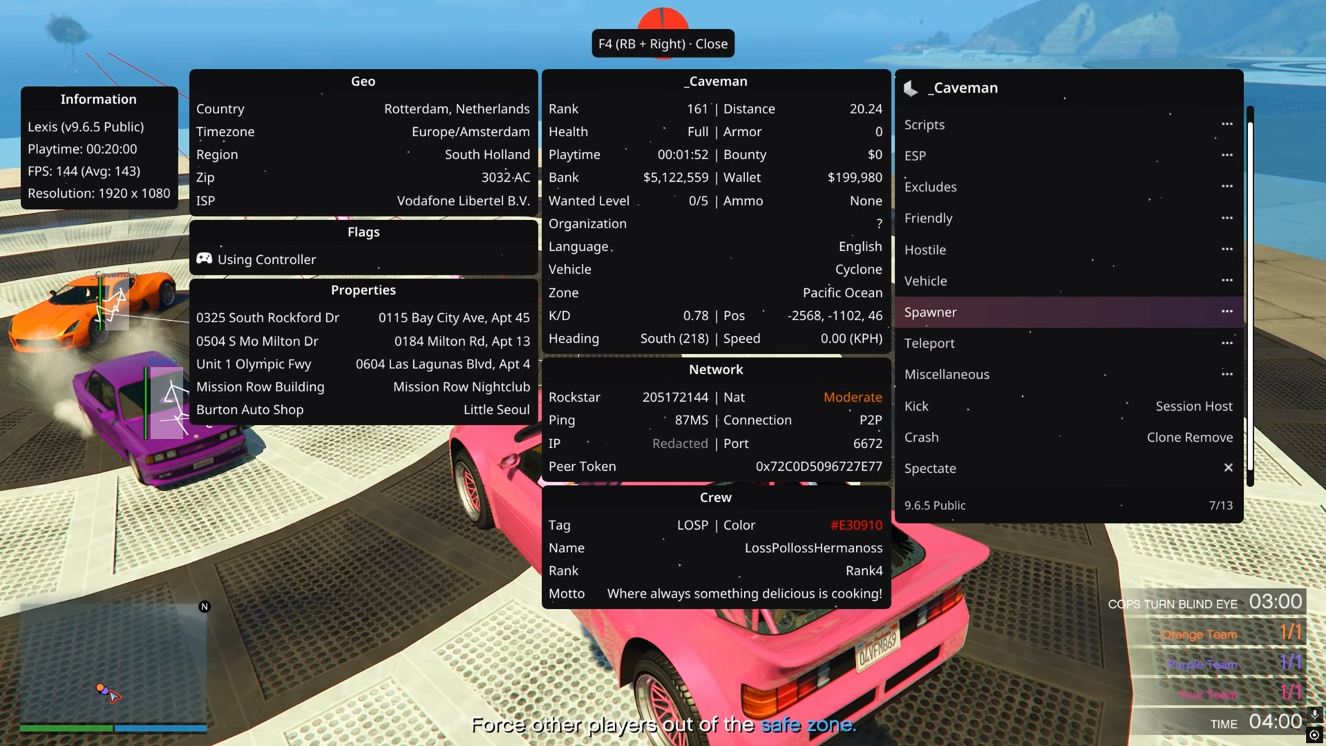 GTA5 LEXIS MOD MENU