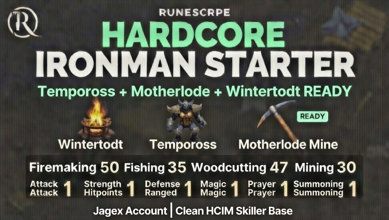 Wintertod Motherload tempoross ready hardcore ironmen
