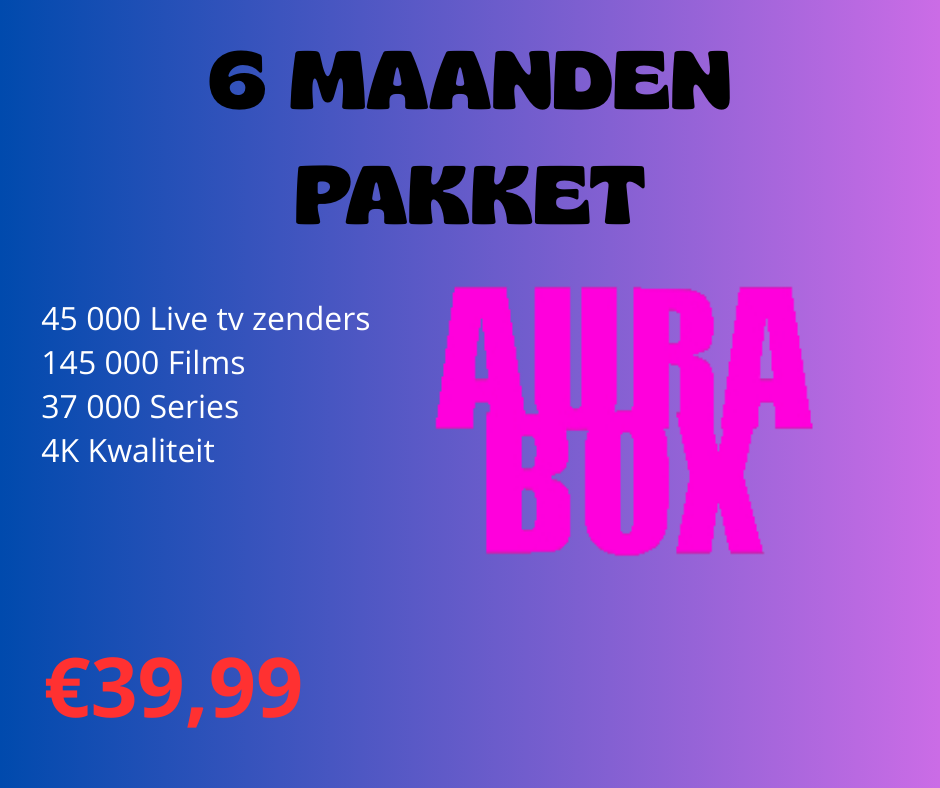 6 MAANDEN PAKKET
