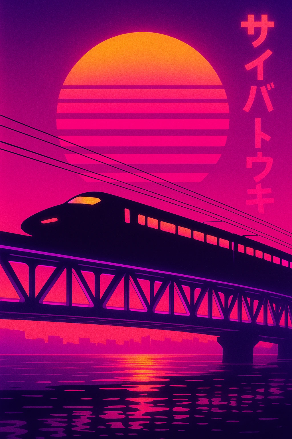 Cyber‑Tokyo Vaporwave Posters