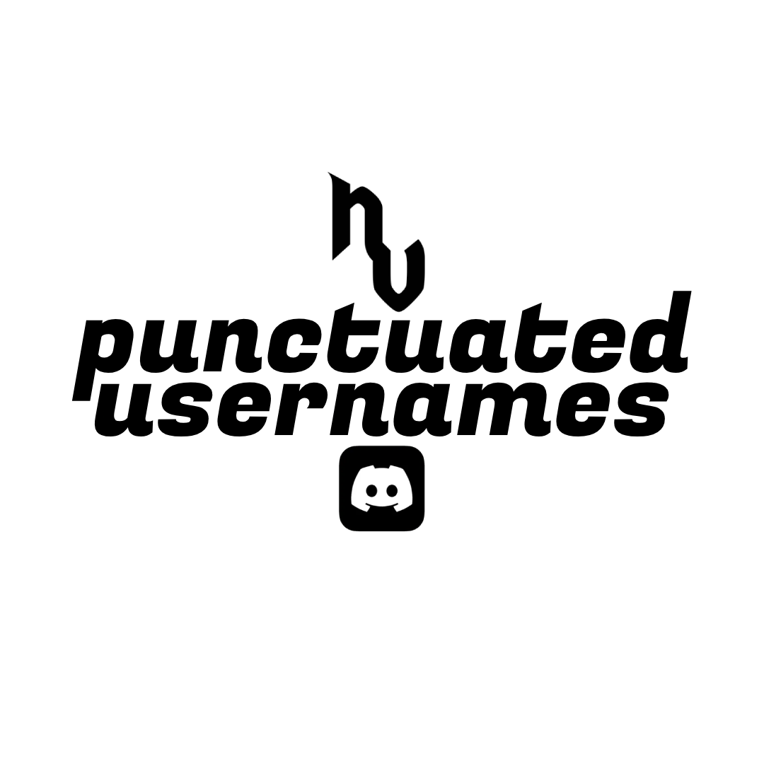 Punctuated Word Usernames