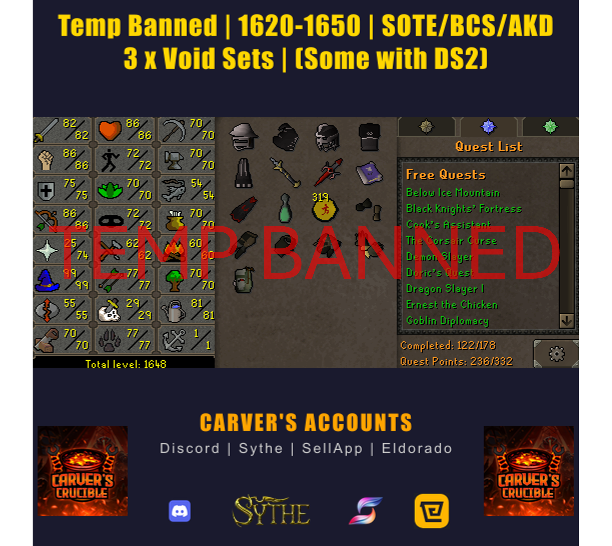 5 x Temp Banned Bundle.