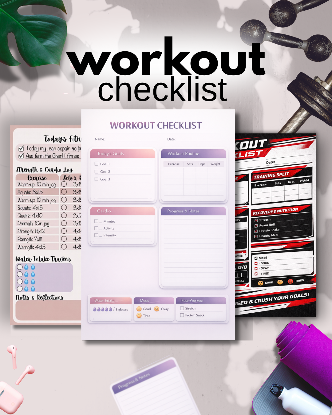 The Workout Checklist