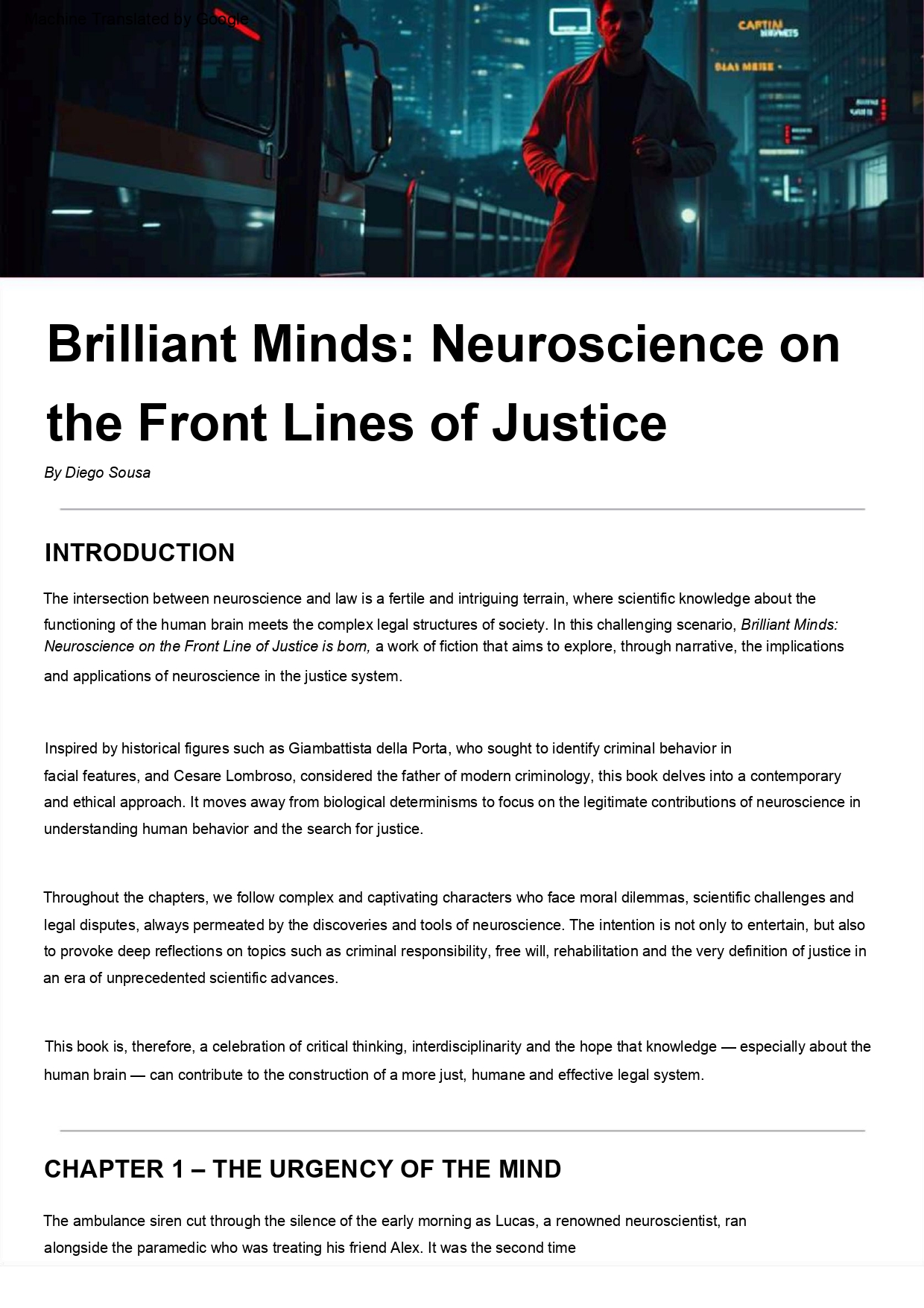 Brilliant Minds: Neuroscience on the Front Lines of Justice