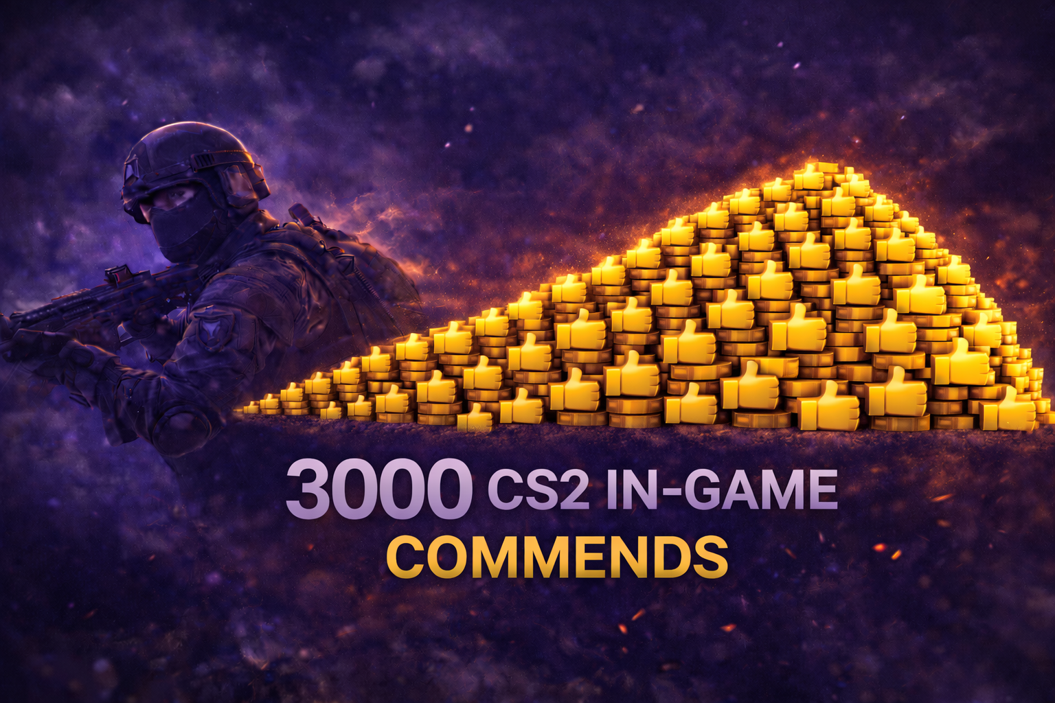 3000 CS2 Ingame-Commends