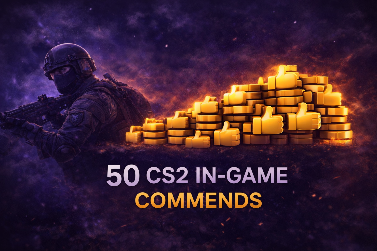 50 CS2 Ingame-Commends