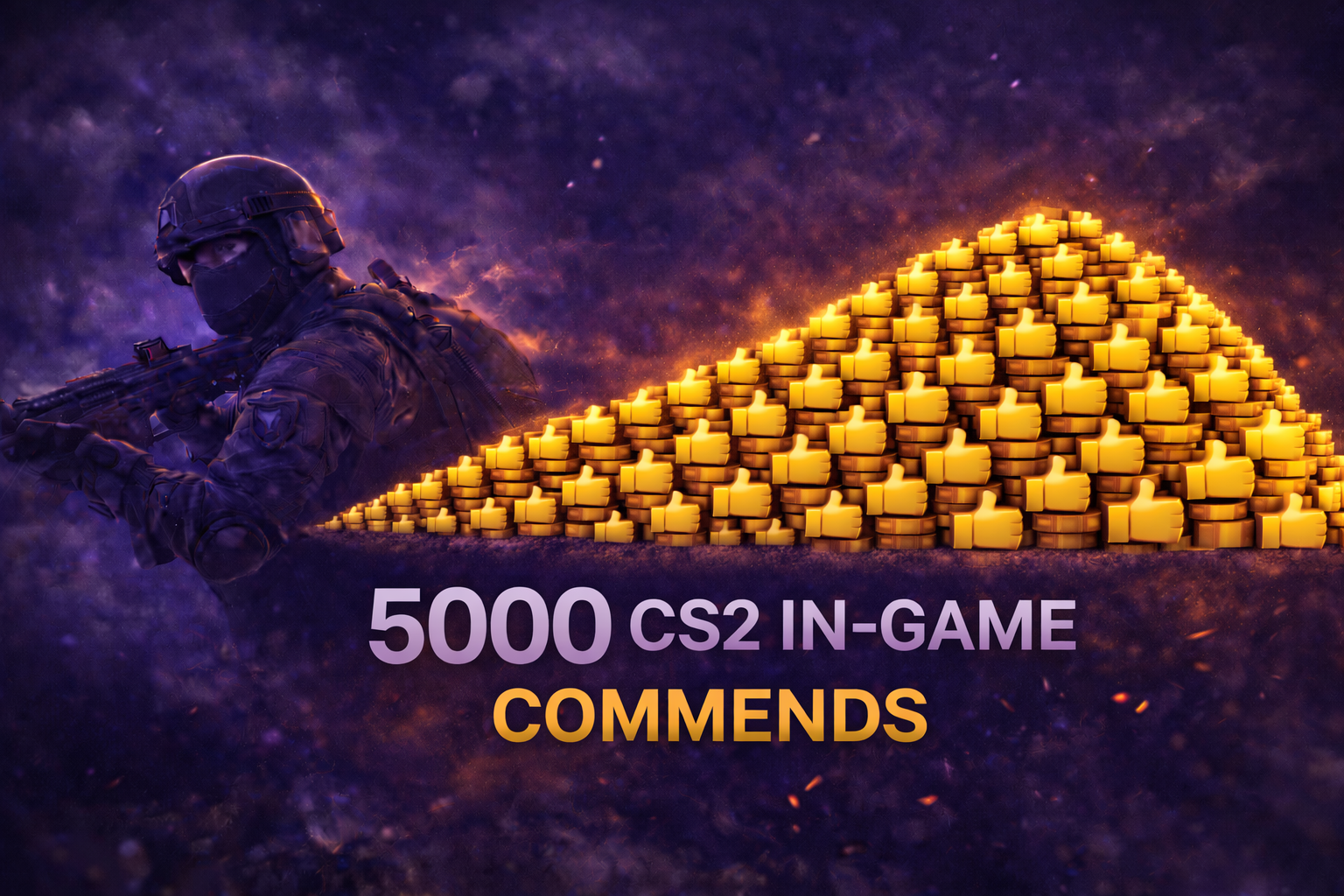 5000 CS2 Ingame-Commends