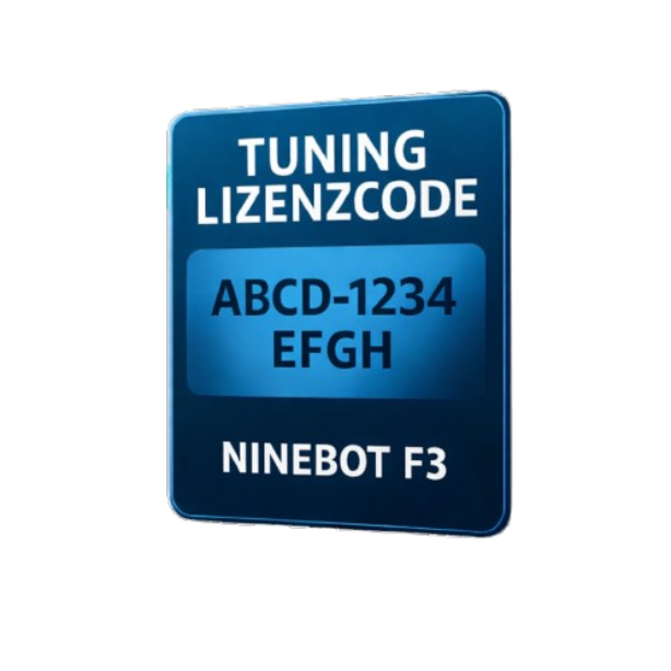 NINEBOT F3 / F3E / F3D /F3 Pro Tuning Lizenzcode - Bis zu 35 km/h