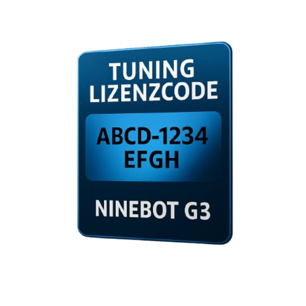 NINEBOT G3 /G3E /G3D /G3 Max Tuning Lizenzcode - Bis zu 45 km/h