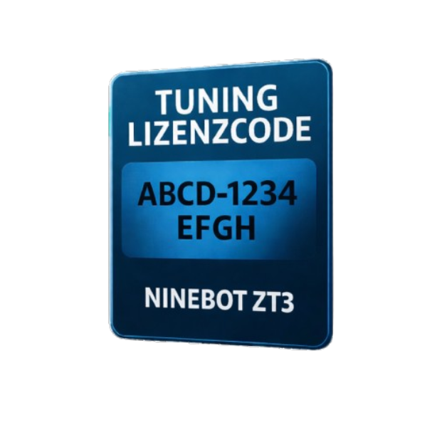 Ninebot ZT3 / ZT3E / ZT3D / ZT3 Pro Tuning Lizenzcode - Bis zu 45 km/h