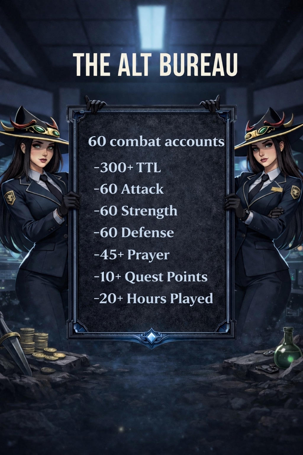 60/60/60 Melees with 45+ Prayer