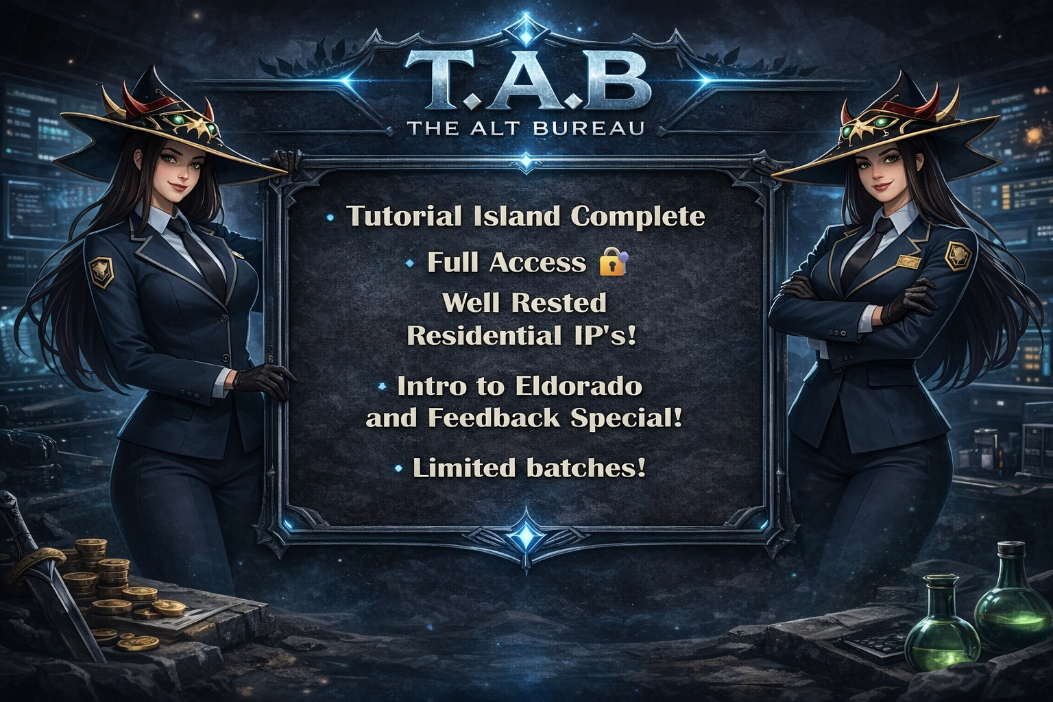 Rested Tutorial Accounts - US