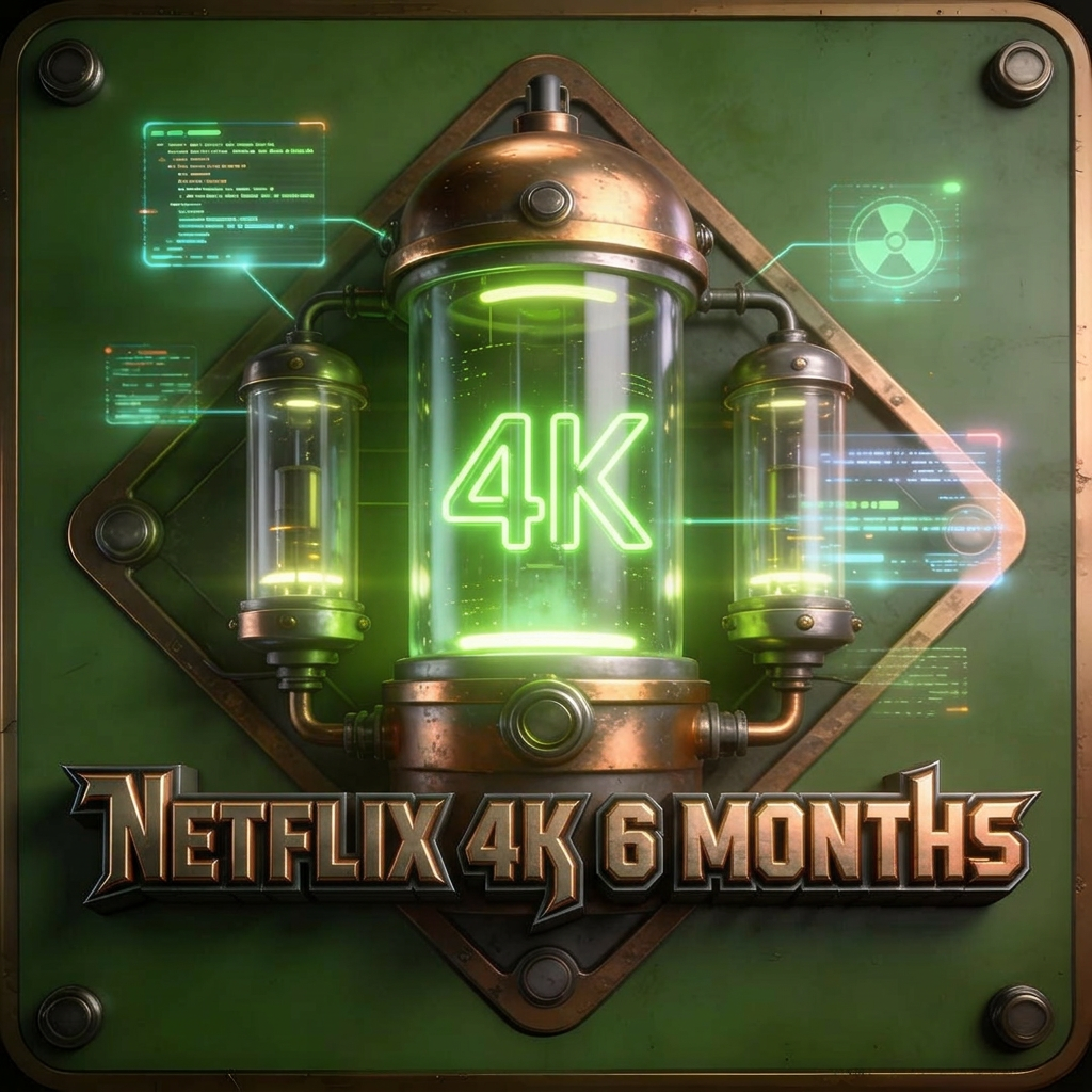 NETFLIX 4K PRIVATE PROFILE 6 MONTHS