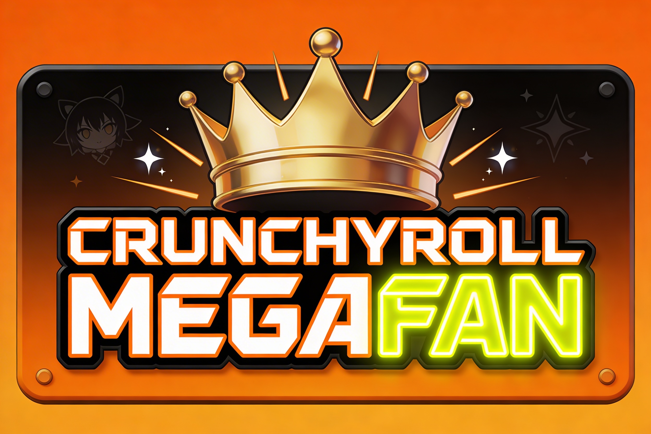 CRUNCHYROLL MEGA FAN 12 MONTHS
