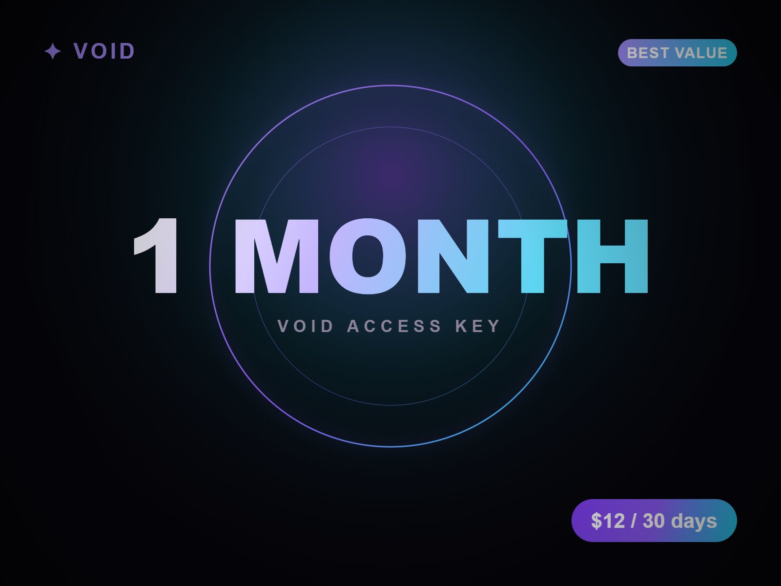 1 month key 