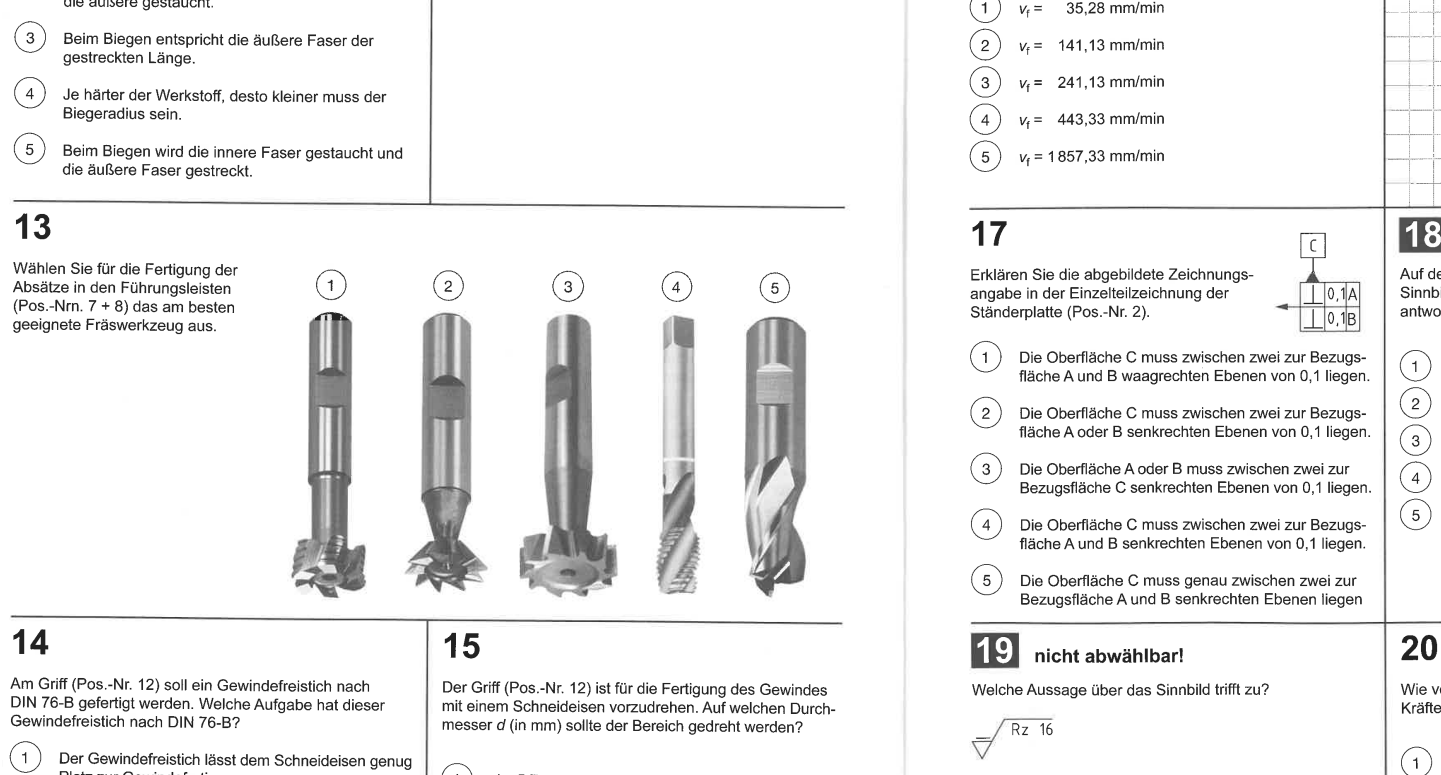 Industriemechaniker - Ap Teil 1 - 2026 - AUFGABEN - Teil A