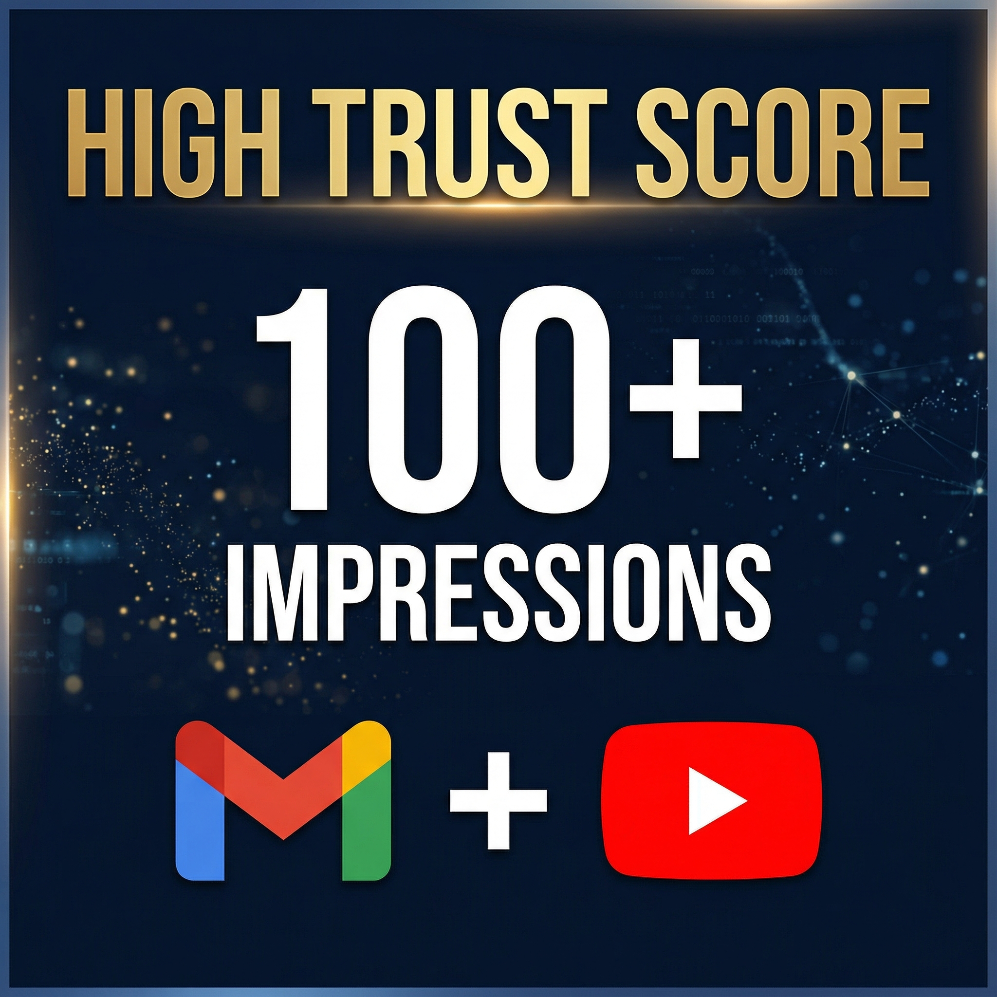 High Trust Score Aged Channel — 100+ Impressions