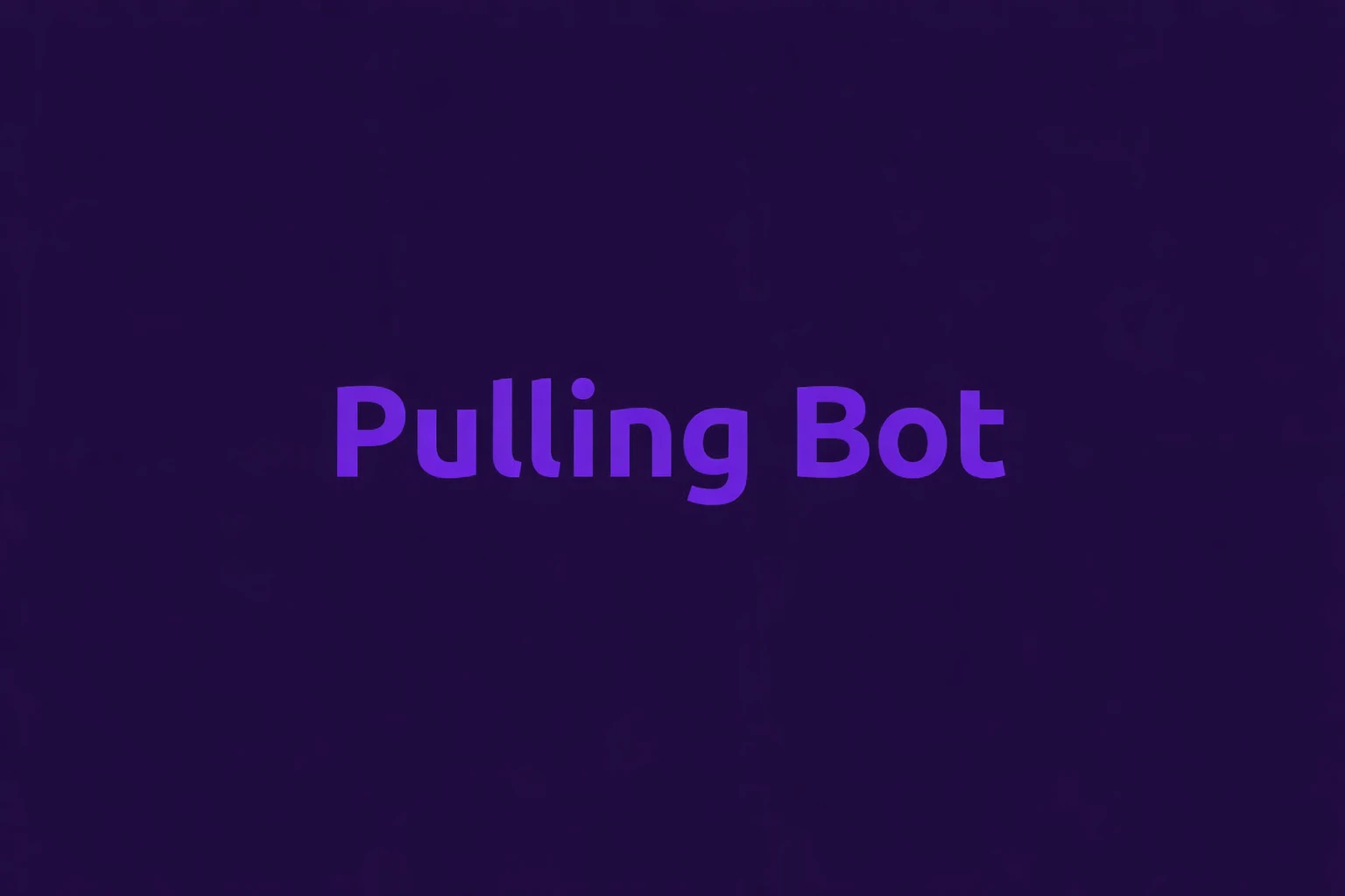 Pulling Bot
