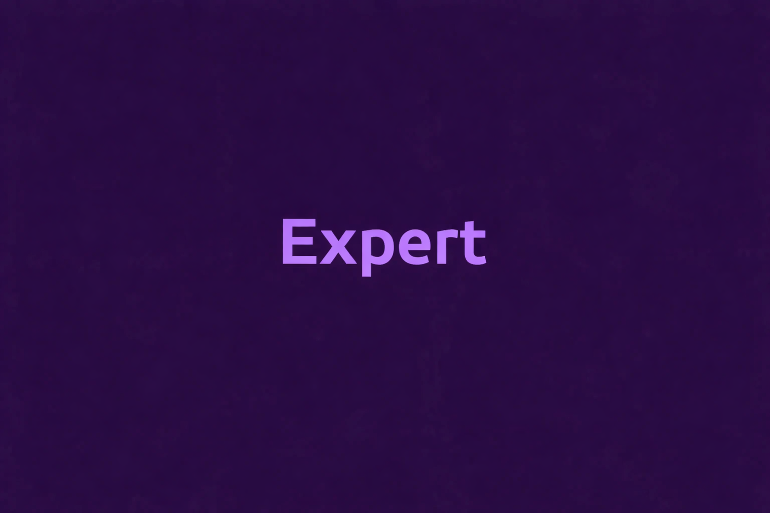 Expert’s Method
