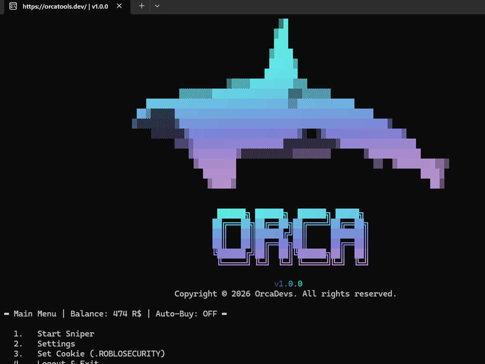 Lifetime Orca Key