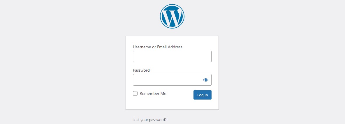 Wordpress logins