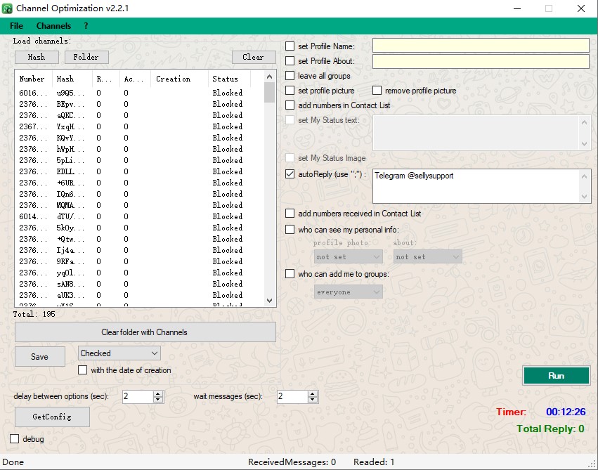 Whatsapp Hash Channels Warmer 2026