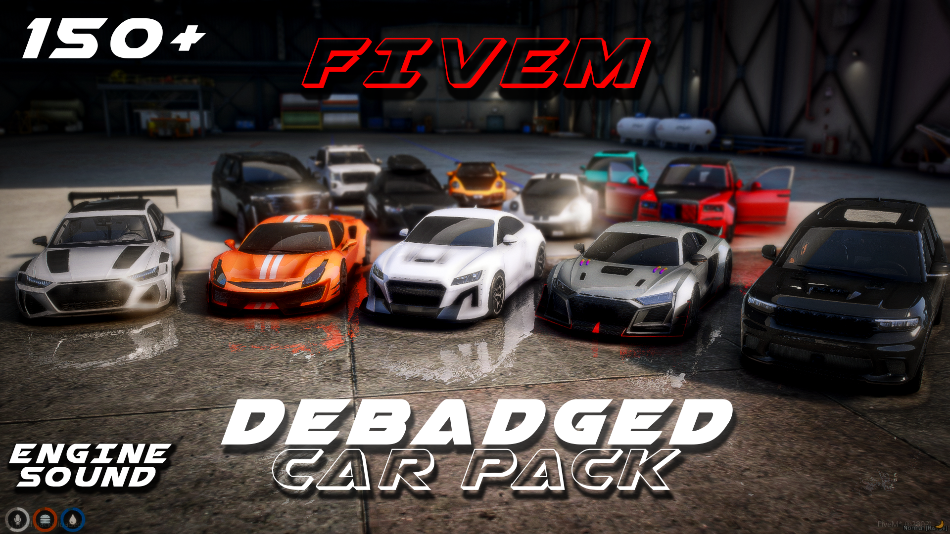 150 Debadged Car Pack + Custom Sound