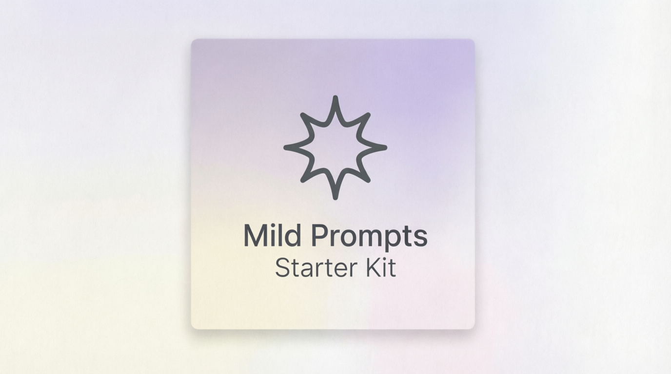 Mild Prompts: Free Guide
