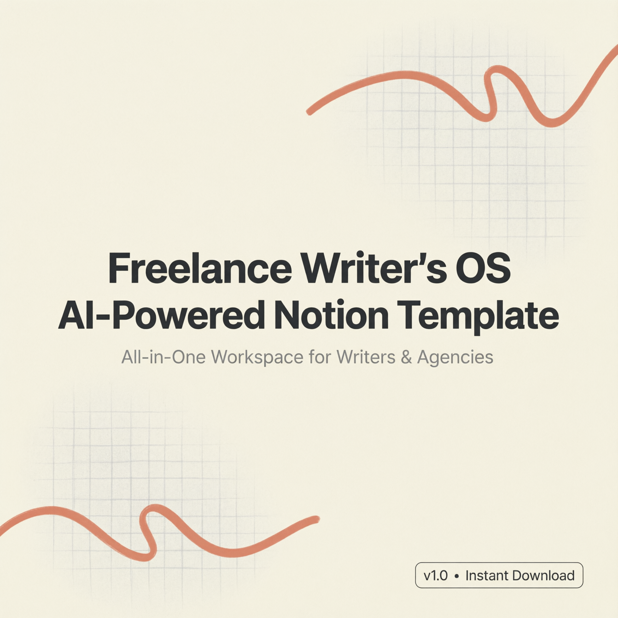 Freelance Writer's OS — AI-Powered Notion Template