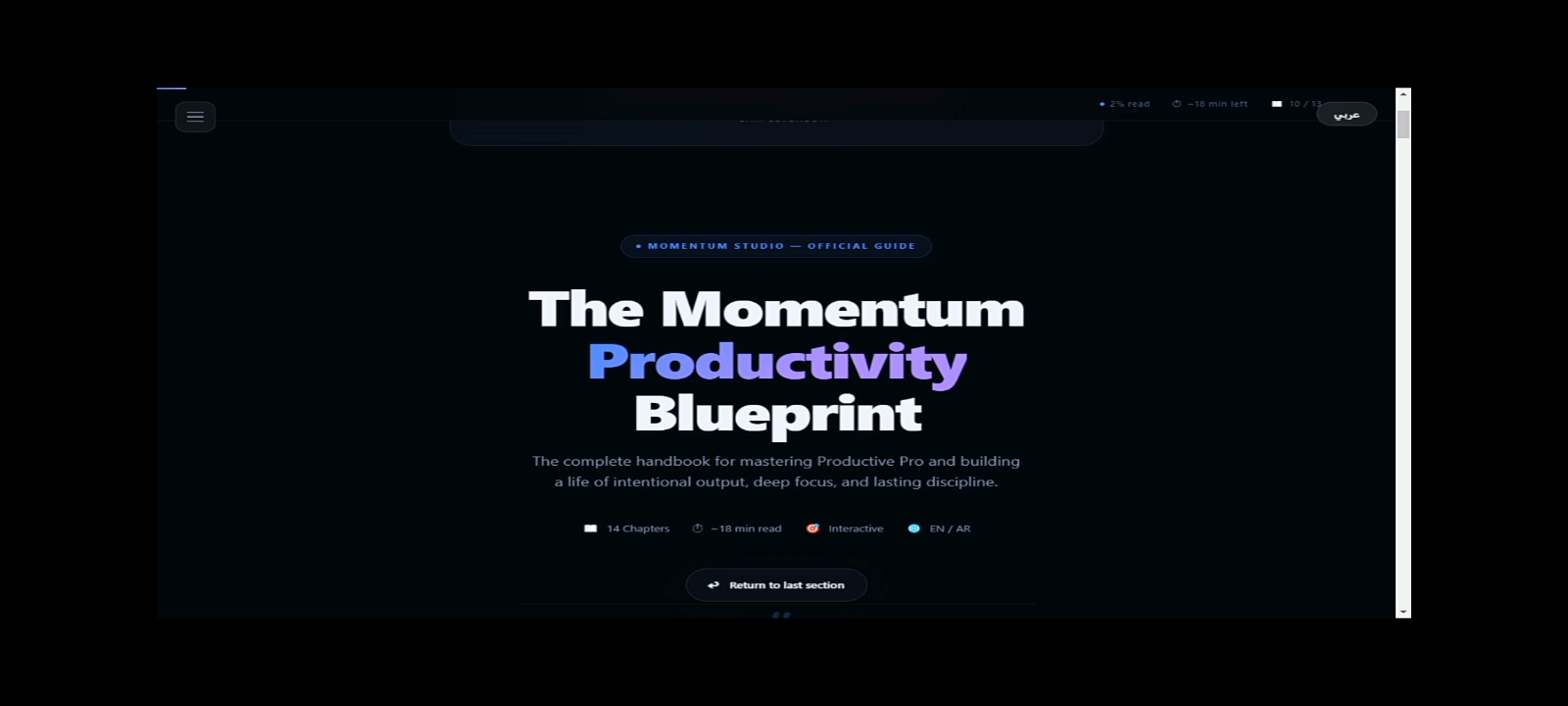 The Momentum Productivity Blueprint – Free Guide to Build Better Habits & Stay Consistent