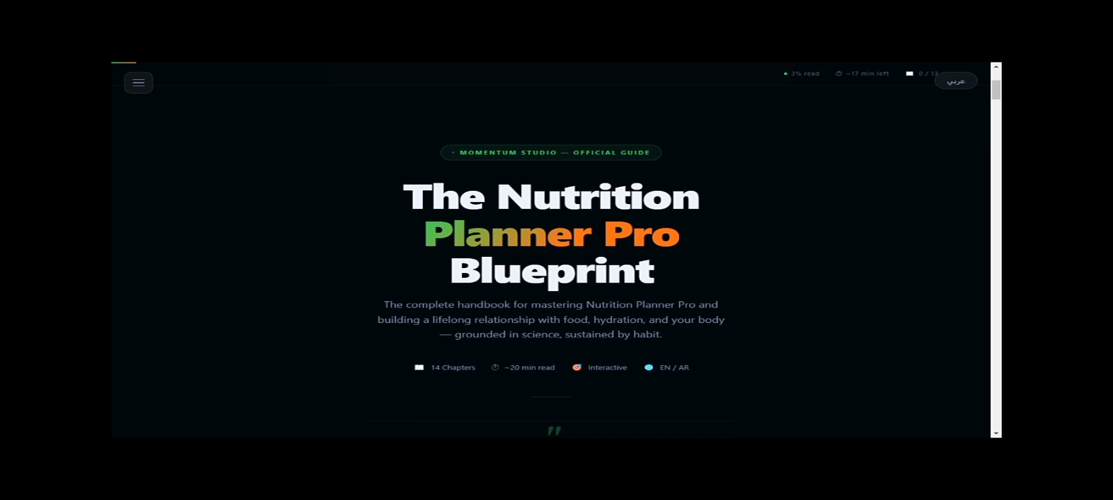 The Nutrition Blueprint – Free Guide to Healthy Eating & Better Nutrition