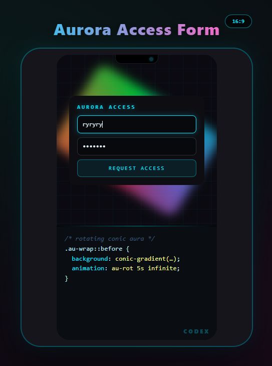 Hacker Forms Vol.1 — Aurora, Clearance Level, Self-Destruct, Flip, Liquid Neon