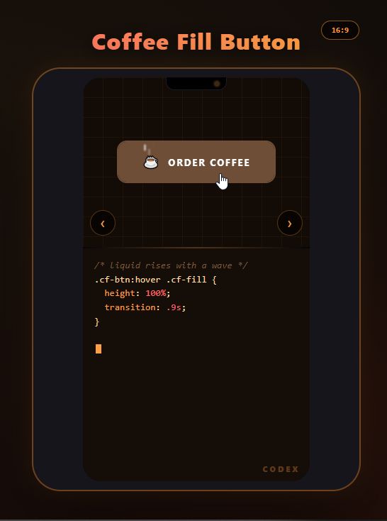 Tasty Buttons Vol.5 — Coffee, Pizza, Delivery, Burger, Soda (Pure CSS)