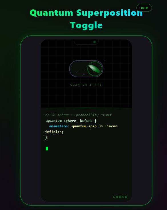 Hacker Toggles Vol.10 — Plasma Arc, Liquid Metal, Biometric, Quantum, Skull Morph (HTML+CSS+JS)