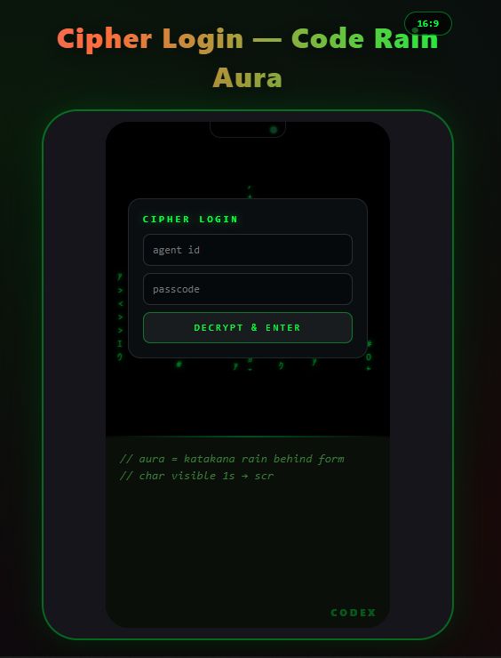 Hacker Forms Vol.2 — Code Rain, Magnetic, Fire, Orbit Sparks, Ninja Heist