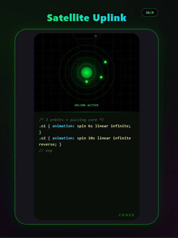 Hacker Secrets Vol.4 — Target Lock, Skull, Satellite, Cracker (CSS+JS)