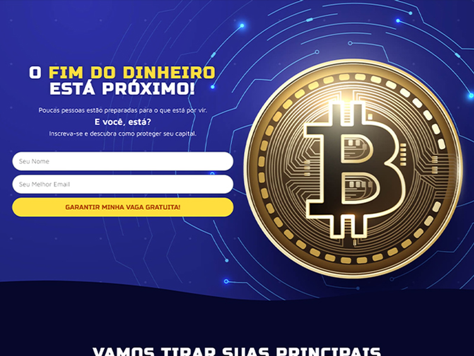 IZCA – Crypto Webinar & Event Landing Page – Elementor Template