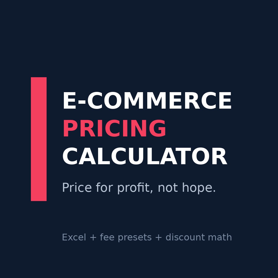 E-commerce Pricing Calculator