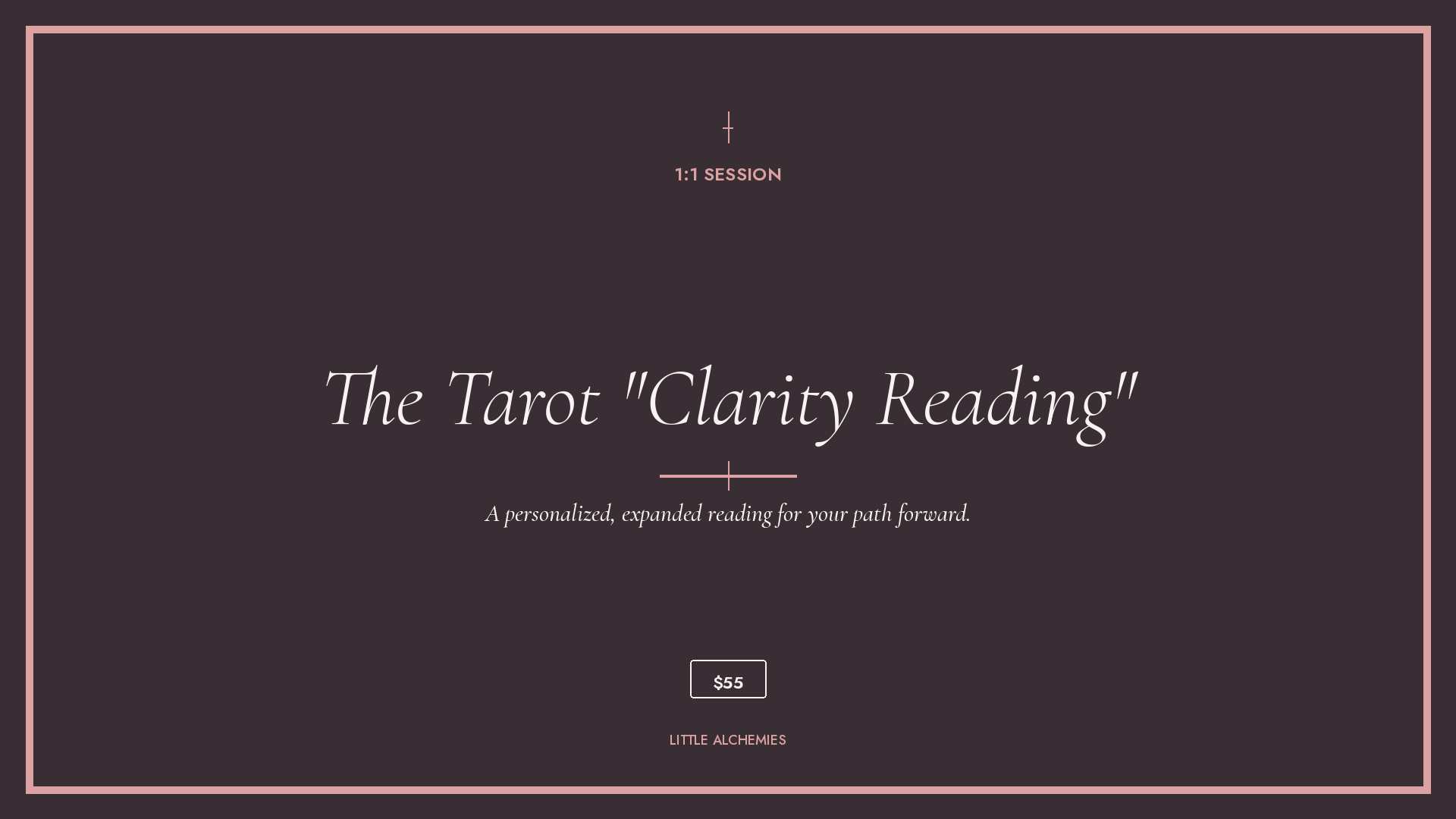 The Tarot "Clarity Reading"