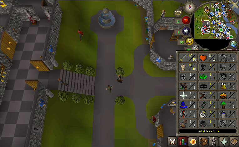 Tutorial Completed With 10 Attack - 10 Strength