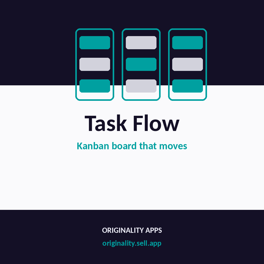 Task Flow Kanban — Originality Productivity App