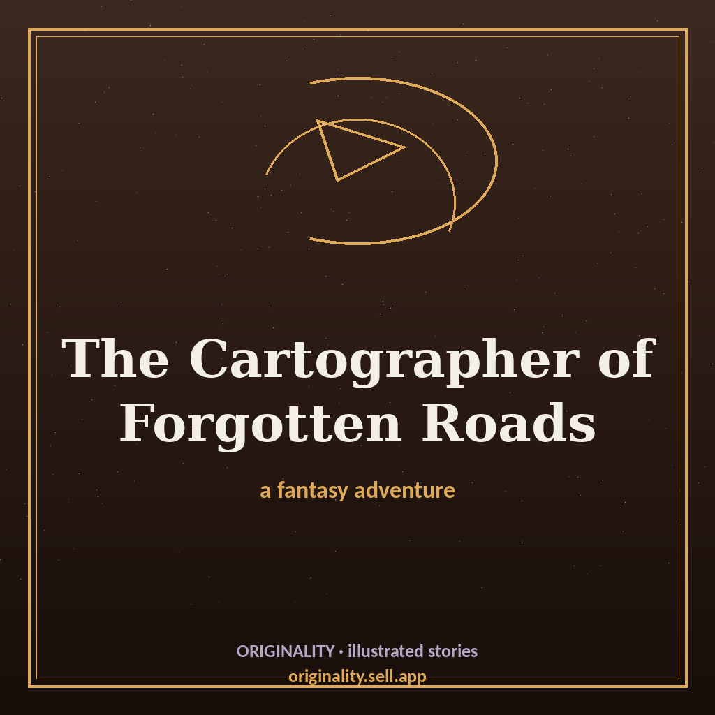 The Cartographer of Forgotten Roads — Illustrated Fantasy Adventure